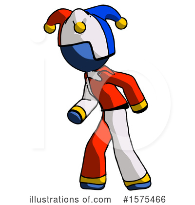 Royalty-Free (RF) Blue Design Mascot Clipart Illustration by Leo Blanchette - Stock Sample #1575466