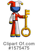 Blue Design Mascot Clipart #1575475 by Leo Blanchette