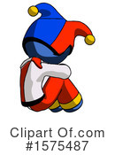 Blue Design Mascot Clipart #1575487 by Leo Blanchette