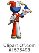 Blue Design Mascot Clipart #1575498 by Leo Blanchette