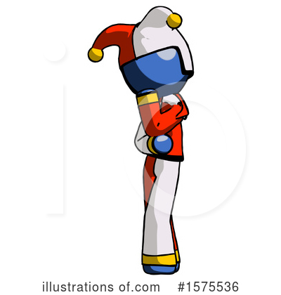 Royalty-Free (RF) Blue Design Mascot Clipart Illustration by Leo Blanchette - Stock Sample #1575536