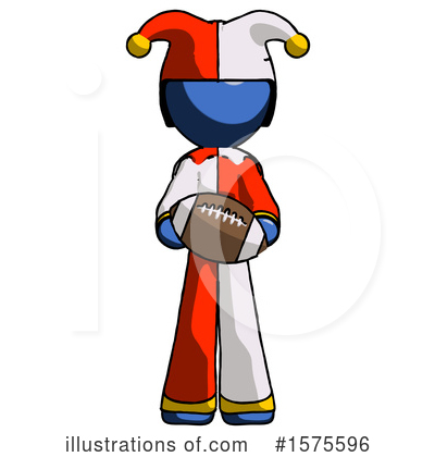 Royalty-Free (RF) Blue Design Mascot Clipart Illustration by Leo Blanchette - Stock Sample #1575596