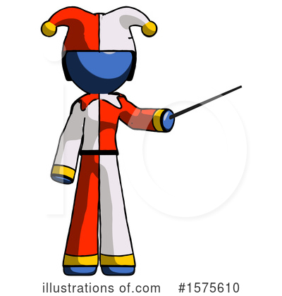 Royalty-Free (RF) Blue Design Mascot Clipart Illustration by Leo Blanchette - Stock Sample #1575610