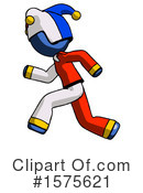 Blue Design Mascot Clipart #1575621 by Leo Blanchette