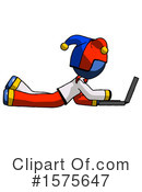 Blue Design Mascot Clipart #1575647 by Leo Blanchette
