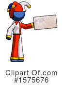 Blue Design Mascot Clipart #1575676 by Leo Blanchette