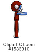 Blue Design Mascot Clipart #1583310 by Leo Blanchette
