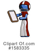 Blue Design Mascot Clipart #1583335 by Leo Blanchette