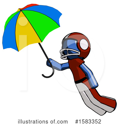 Royalty-Free (RF) Blue Design Mascot Clipart Illustration by Leo Blanchette - Stock Sample #1583352