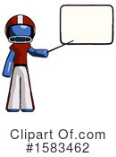 Blue Design Mascot Clipart #1583462 by Leo Blanchette