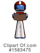 Blue Design Mascot Clipart #1583475 by Leo Blanchette