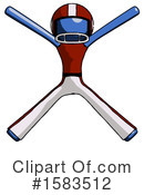 Blue Design Mascot Clipart #1583512 by Leo Blanchette