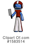 Blue Design Mascot Clipart #1583514 by Leo Blanchette