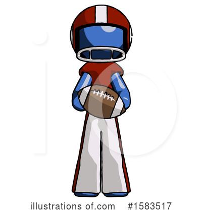 Royalty-Free (RF) Blue Design Mascot Clipart Illustration by Leo Blanchette - Stock Sample #1583517