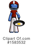 Blue Design Mascot Clipart #1583532 by Leo Blanchette