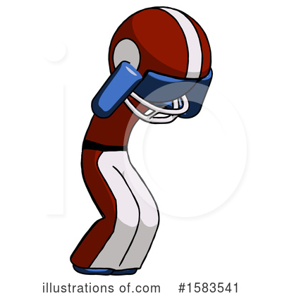 Royalty-Free (RF) Blue Design Mascot Clipart Illustration by Leo Blanchette - Stock Sample #1583541