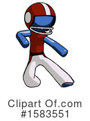 Blue Design Mascot Clipart #1583551 by Leo Blanchette