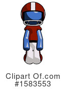 Blue Design Mascot Clipart #1583553 by Leo Blanchette