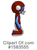Blue Design Mascot Clipart #1583555 by Leo Blanchette