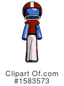 Blue Design Mascot Clipart #1583573 by Leo Blanchette