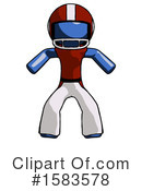 Blue Design Mascot Clipart #1583578 by Leo Blanchette
