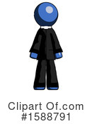 Blue Design Mascot Clipart #1588791 by Leo Blanchette
