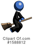 Blue Design Mascot Clipart #1588812 by Leo Blanchette