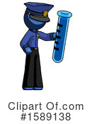 Blue Design Mascot Clipart #1589138 by Leo Blanchette