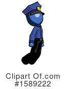 Blue Design Mascot Clipart #1589222 by Leo Blanchette