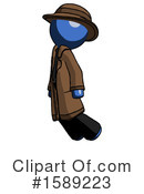Blue Design Mascot Clipart #1589223 by Leo Blanchette