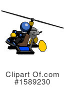 Blue Design Mascot Clipart #1589230 by Leo Blanchette