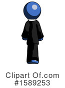 Blue Design Mascot Clipart #1589253 by Leo Blanchette