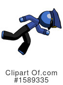 Blue Design Mascot Clipart #1589335 by Leo Blanchette