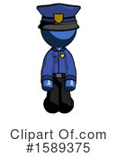 Blue Design Mascot Clipart #1589375 by Leo Blanchette