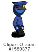 Blue Design Mascot Clipart #1589377 by Leo Blanchette