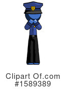 Blue Design Mascot Clipart #1589389 by Leo Blanchette