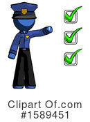 Blue Design Mascot Clipart #1589451 by Leo Blanchette