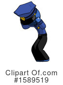 Blue Design Mascot Clipart #1589519 by Leo Blanchette