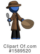 Blue Design Mascot Clipart #1589520 by Leo Blanchette