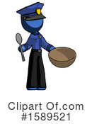 Blue Design Mascot Clipart #1589521 by Leo Blanchette
