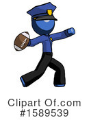 Blue Design Mascot Clipart #1589539 by Leo Blanchette
