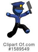 Blue Design Mascot Clipart #1589549 by Leo Blanchette