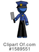 Blue Design Mascot Clipart #1589551 by Leo Blanchette