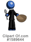 Blue Design Mascot Clipart #1589644 by Leo Blanchette