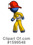 Blue Design Mascot Clipart #1599548 by Leo Blanchette