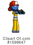 Blue Design Mascot Clipart #1599647 by Leo Blanchette