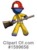 Blue Design Mascot Clipart #1599658 by Leo Blanchette