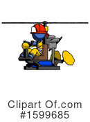 Blue Design Mascot Clipart #1599685 by Leo Blanchette