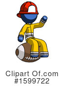 Blue Design Mascot Clipart #1599722 by Leo Blanchette