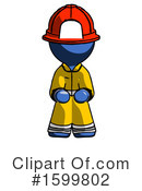 Blue Design Mascot Clipart #1599802 by Leo Blanchette